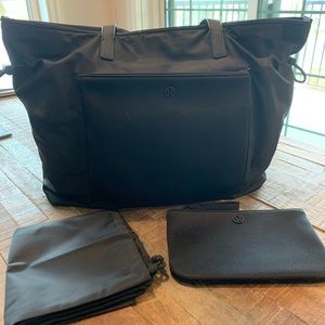 LULULEMON All Black Work Tote!